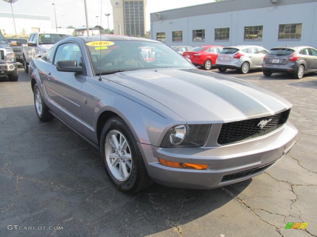2006 Mustang V6 Deluxe Coupe - Tungsten Grey Metallic / Dark Charcoal photo #6