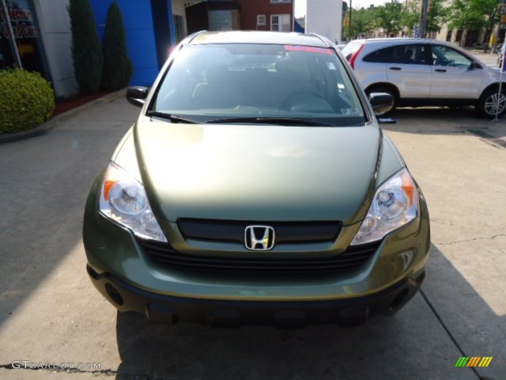 2009 CR-V LX 4WD - Green Tea Metallic / Ivory photo #19