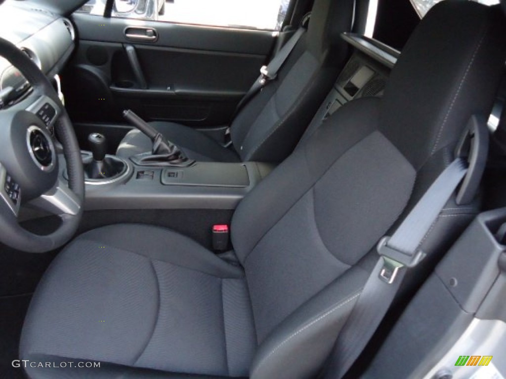 Black Interior 2012 Mazda MX-5 Miata Sport Roadster Photo #68101964
