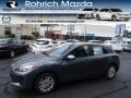 2012 Dolphin Gray Mica Mazda MAZDA3 i Grand Touring 5 Door  photo #1