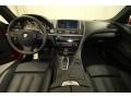 Black Nappa Leather Dashboard Photo for 2012 BMW 6 Series #68102498
