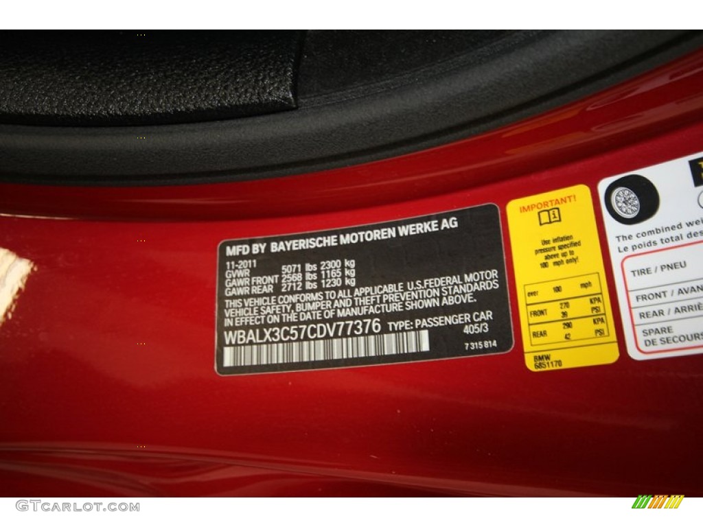 2012 6 Series 650i Coupe - Imola Red / Black Nappa Leather photo #12