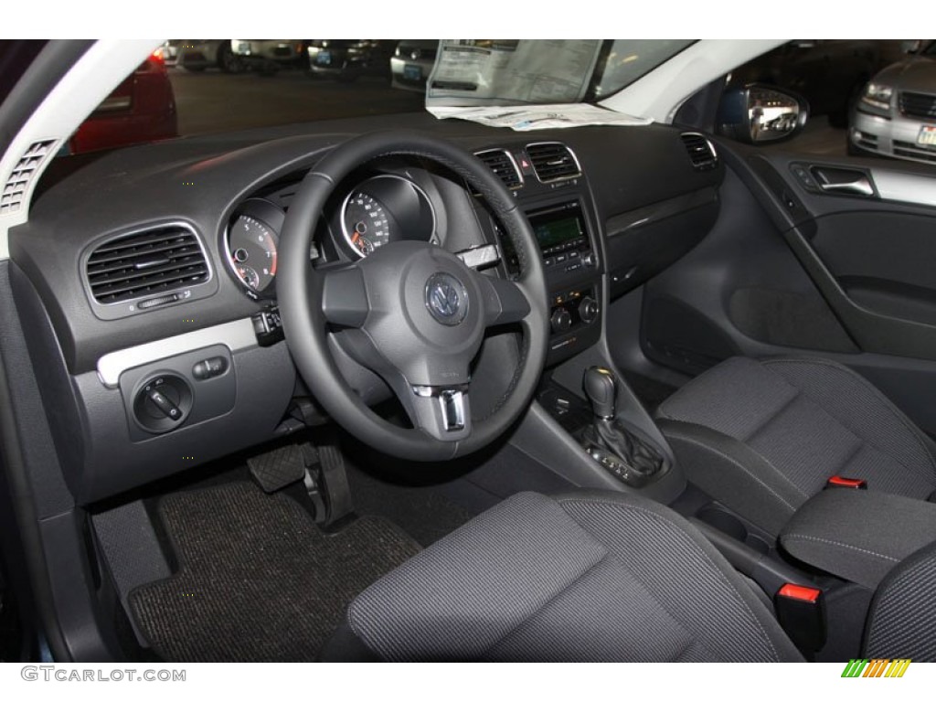 Titan Black Interior 2013 Volkswagen Golf 4 Door Photo #68102592