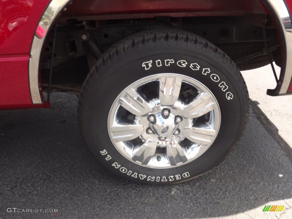 2010 F150 XLT SuperCab - Red Candy Metallic / Tan photo #16