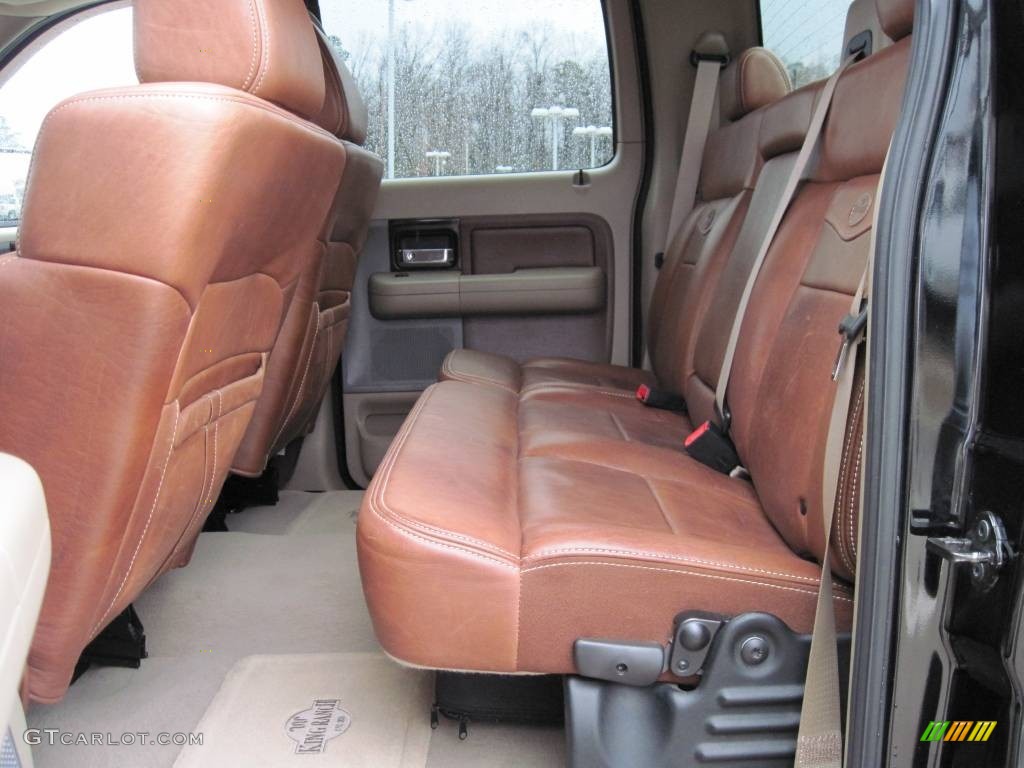 2006 F150 King Ranch SuperCrew 4x4 - Black / Castano Brown Leather photo #10