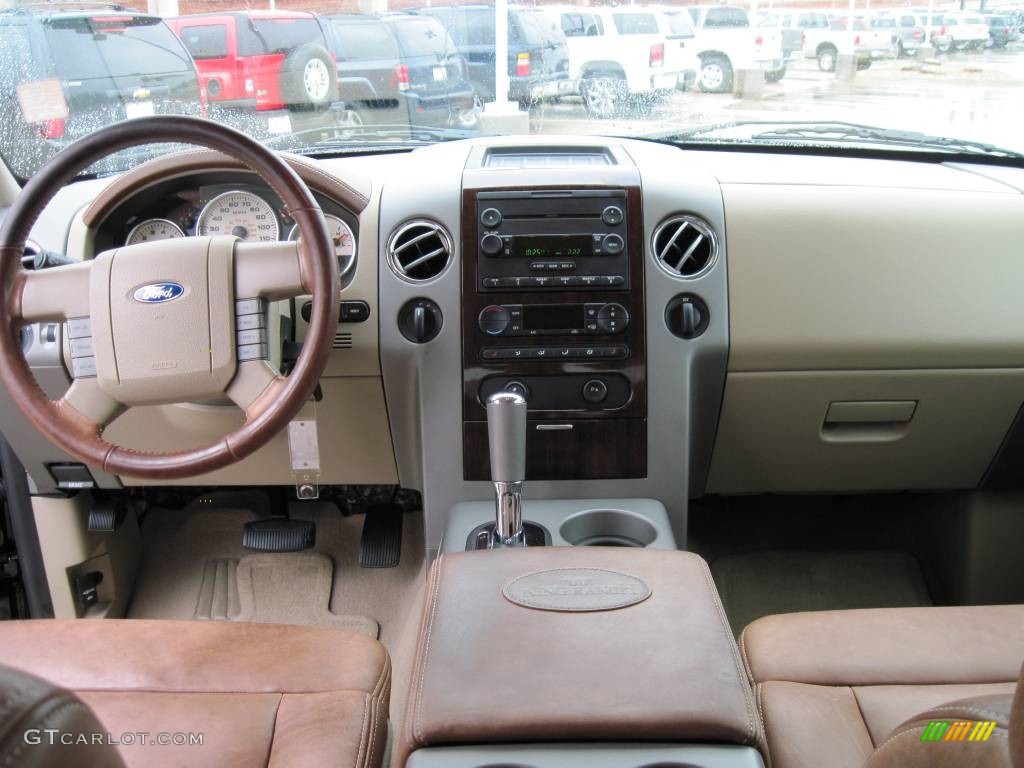 2006 F150 King Ranch SuperCrew 4x4 - Black / Castano Brown Leather photo #11