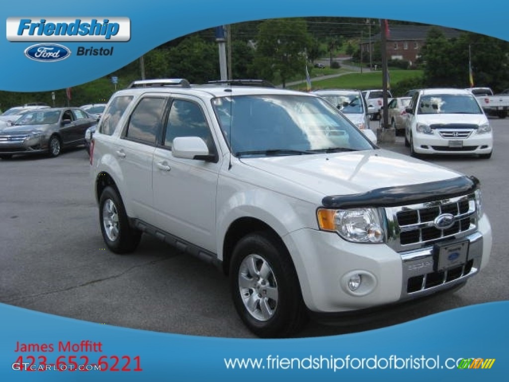 2009 Escape Limited 4WD - White Suede / Charcoal photo #4