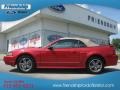 2002 Laser Red Metallic Ford Mustang GT Convertible  photo #1