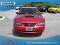 2002 Laser Red Metallic Ford Mustang GT Convertible  photo #3