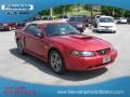 2002 Laser Red Metallic Ford Mustang GT Convertible  photo #4