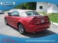 2002 Laser Red Metallic Ford Mustang GT Convertible  photo #8