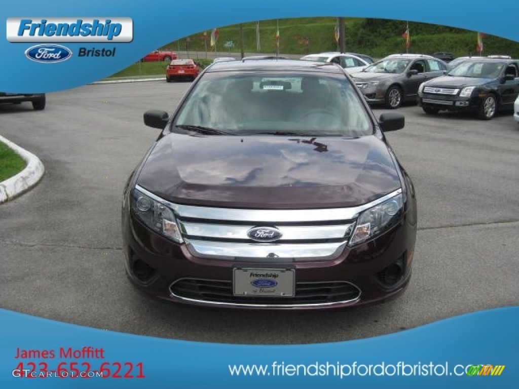 2012 Fusion S - Bordeaux Reserve Metallic / Medium Light Stone photo #3