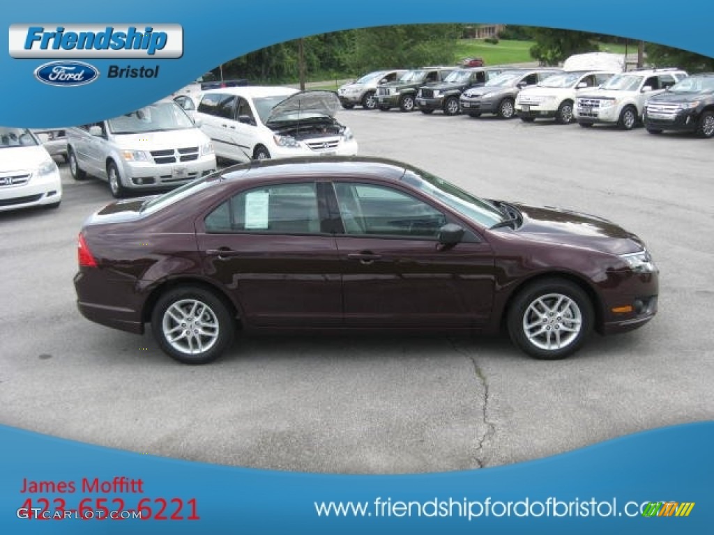 2012 Fusion S - Bordeaux Reserve Metallic / Medium Light Stone photo #5