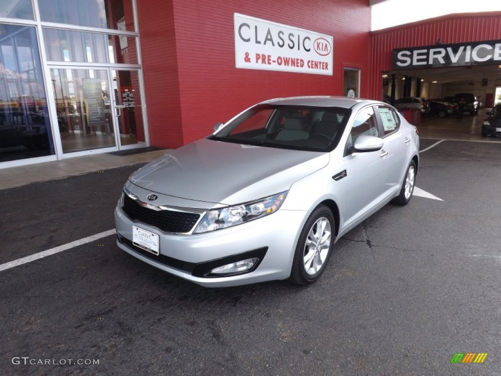 2013 Optima EX - Bright Silver Metallic / Gray photo #1