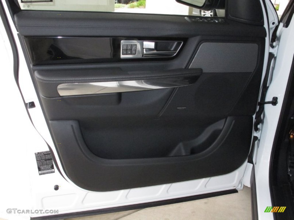 2013 Land Rover Range Rover Sport HSE Ebony Door Panel Photo #68106611