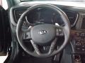 Black 2013 Kia Optima SX Limited Steering Wheel