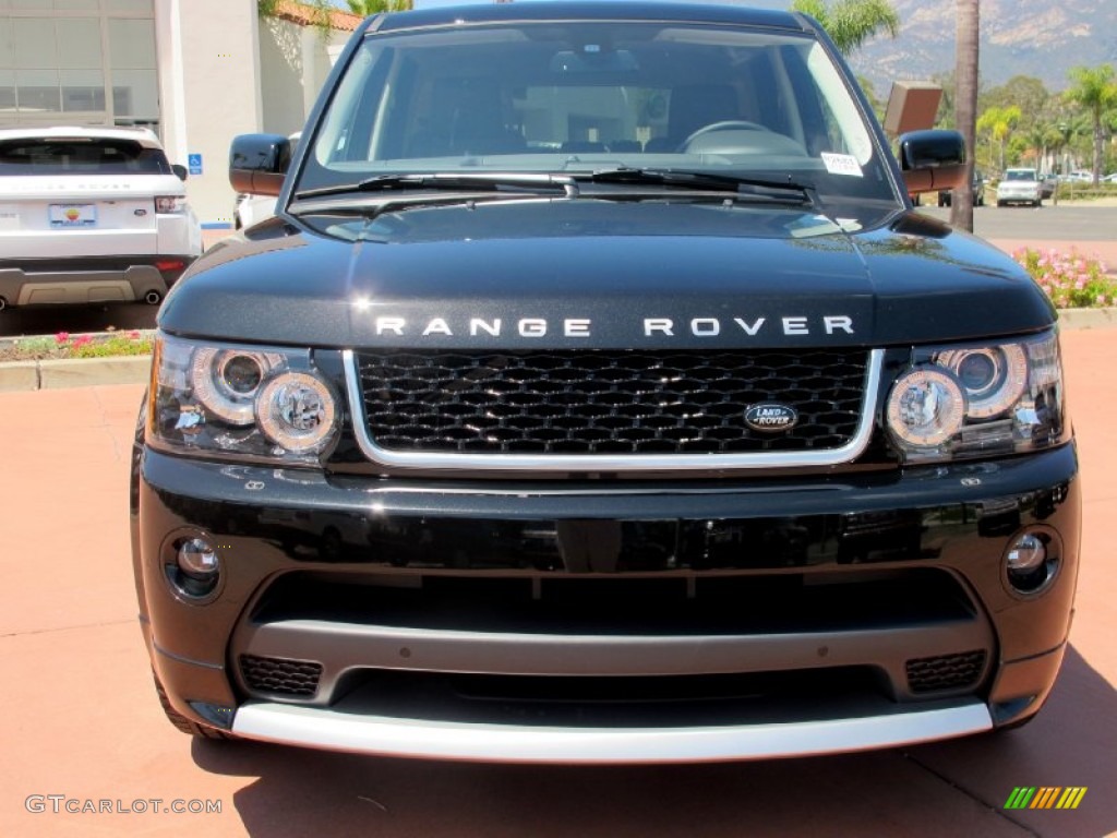 2013 Range Rover Sport HSE - Santorini Black / Ebony photo #4