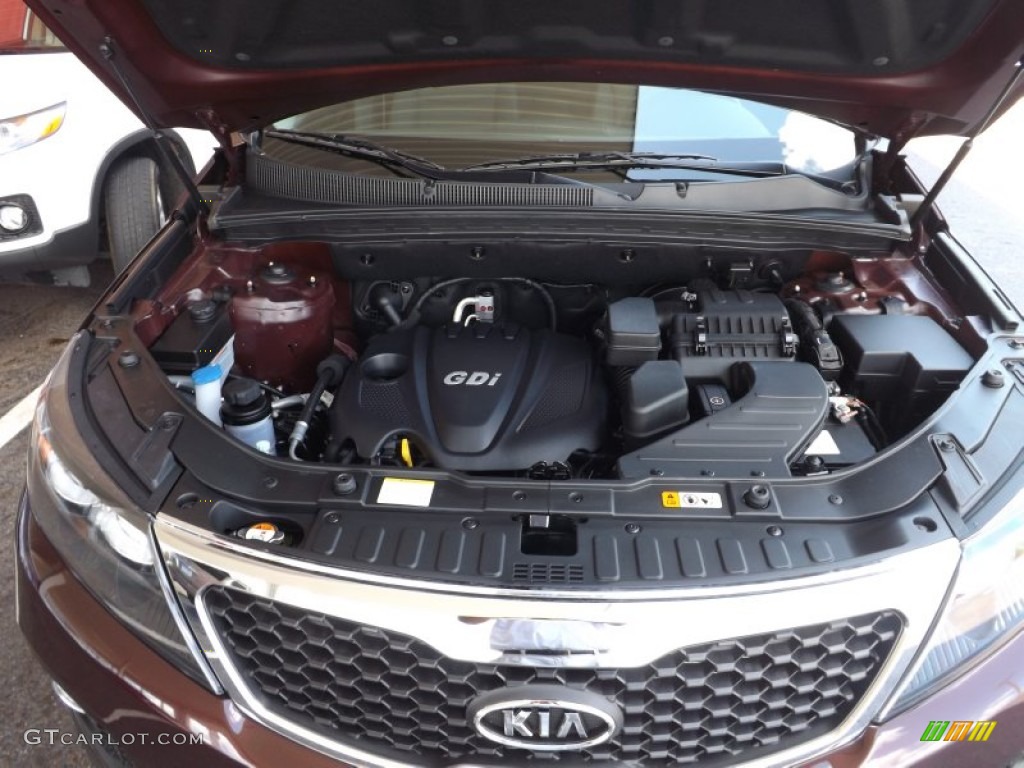 2013 Kia Sorento LX 2.4 Liter DOHC 16-Valve Dual CVVT 4 Cylinder Engine Photo #68107397