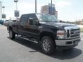 Black Clearcoat 2009 Ford F350 Super Duty Lariat Crew Cab 4x4
