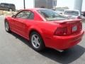 2001 Performance Red Ford Mustang V6 Coupe  photo #5