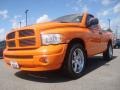 2005 Custom Orange Dodge Ram 1500 GTXtreme Regular Cab #6789738