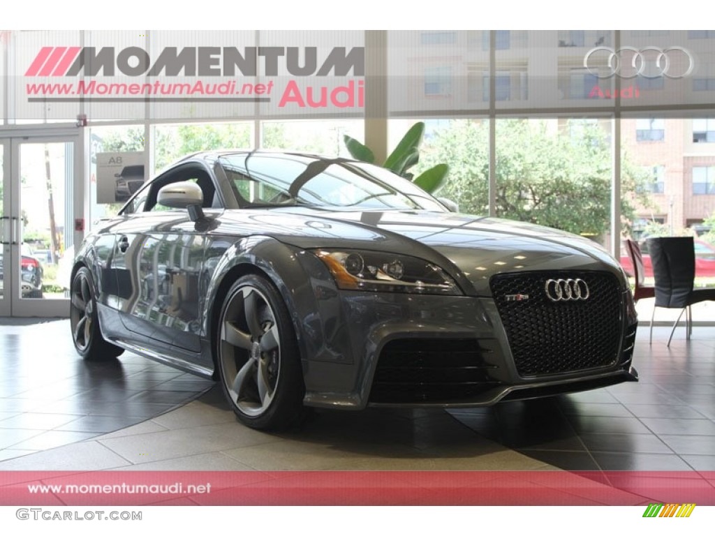 2013 TT RS quattro Coupe - Daytona Gray Pearl Effect / Black photo #1