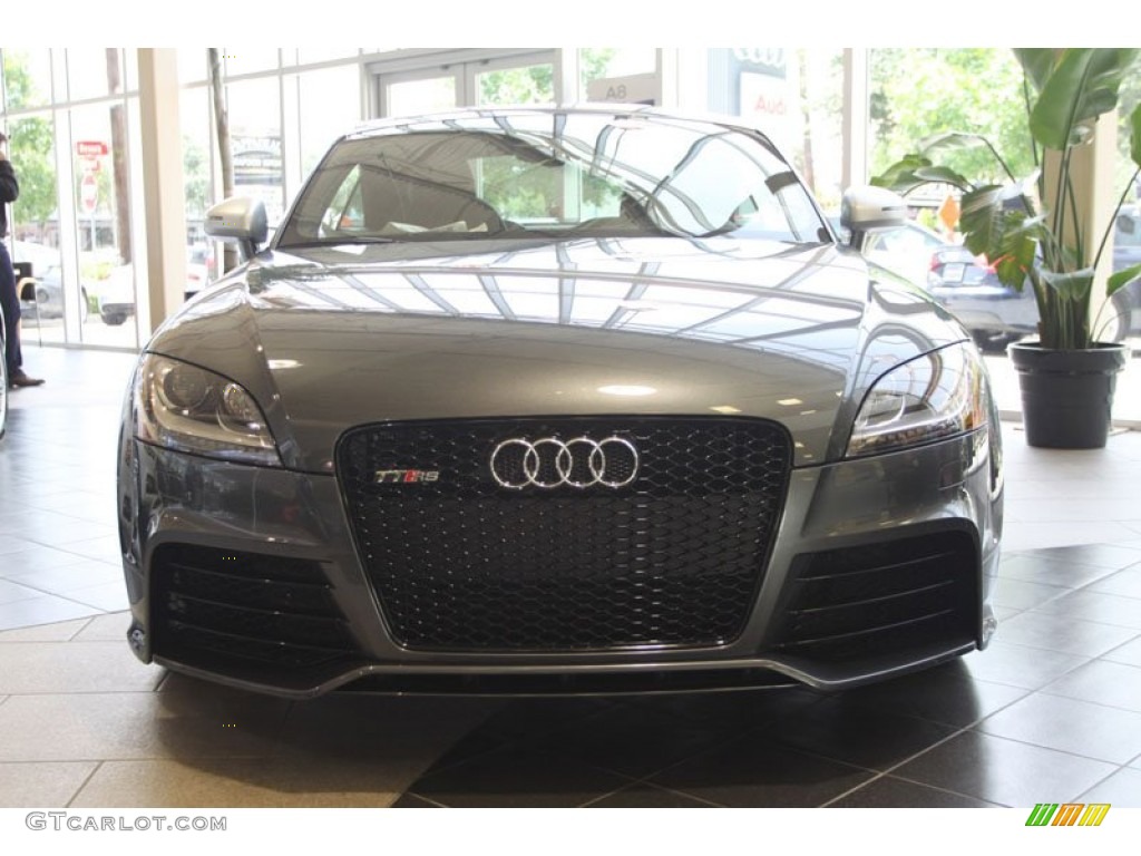 2013 TT RS quattro Coupe - Daytona Gray Pearl Effect / Black photo #2