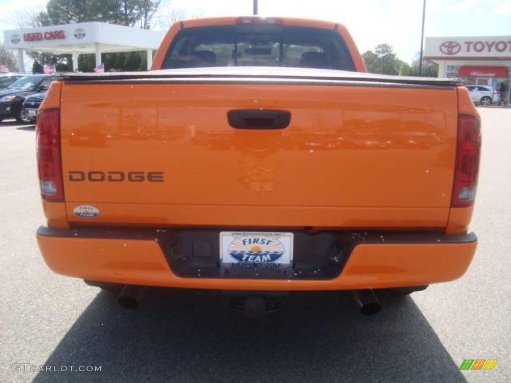2005 Ram 1500 GTXtreme Regular Cab - Custom Orange / Dark Slate Gray/Orange photo #4
