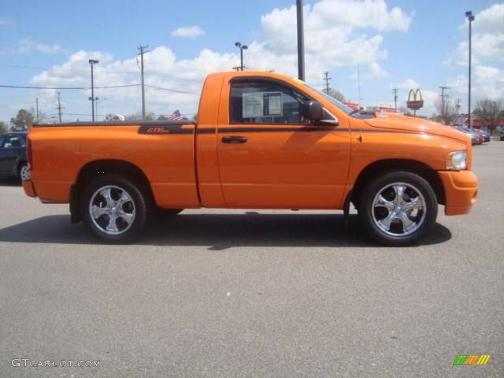 2005 Ram 1500 GTXtreme Regular Cab - Custom Orange / Dark Slate Gray/Orange photo #6