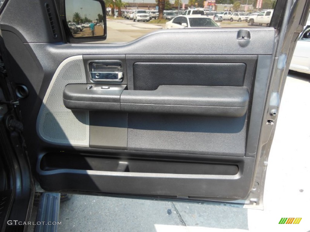 2004 F150 FX4 SuperCab 4x4 - Dark Shadow Grey Metallic / Black/Medium Flint photo #5