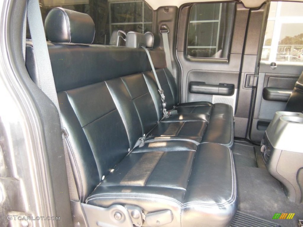 2004 F150 FX4 SuperCab 4x4 - Dark Shadow Grey Metallic / Black/Medium Flint photo #6