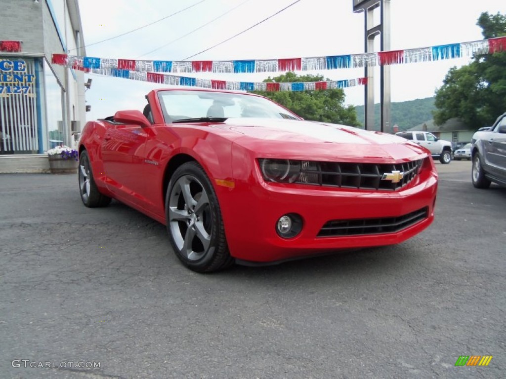 Victory Red 2013 Chevrolet Camaro LT/RS Convertible Exterior Photo #68109347