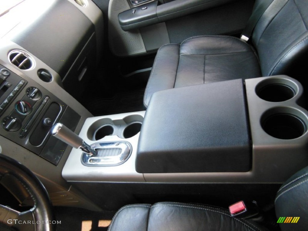 2004 F150 FX4 SuperCab 4x4 - Dark Shadow Grey Metallic / Black/Medium Flint photo #18