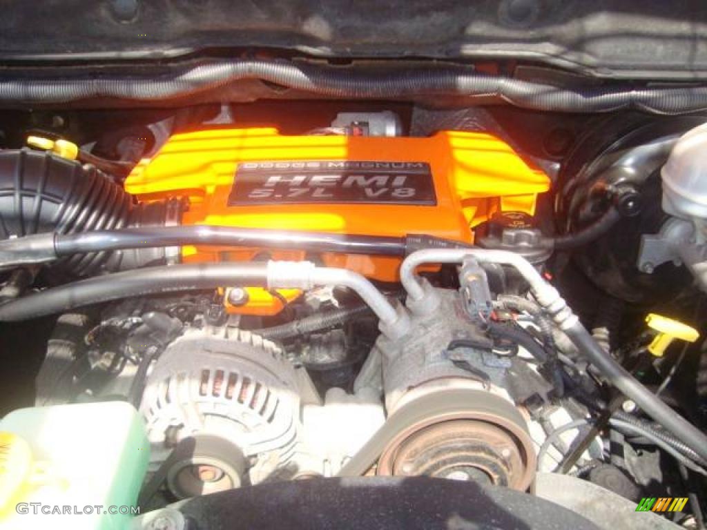 2005 Ram 1500 GTXtreme Regular Cab - Custom Orange / Dark Slate Gray/Orange photo #21