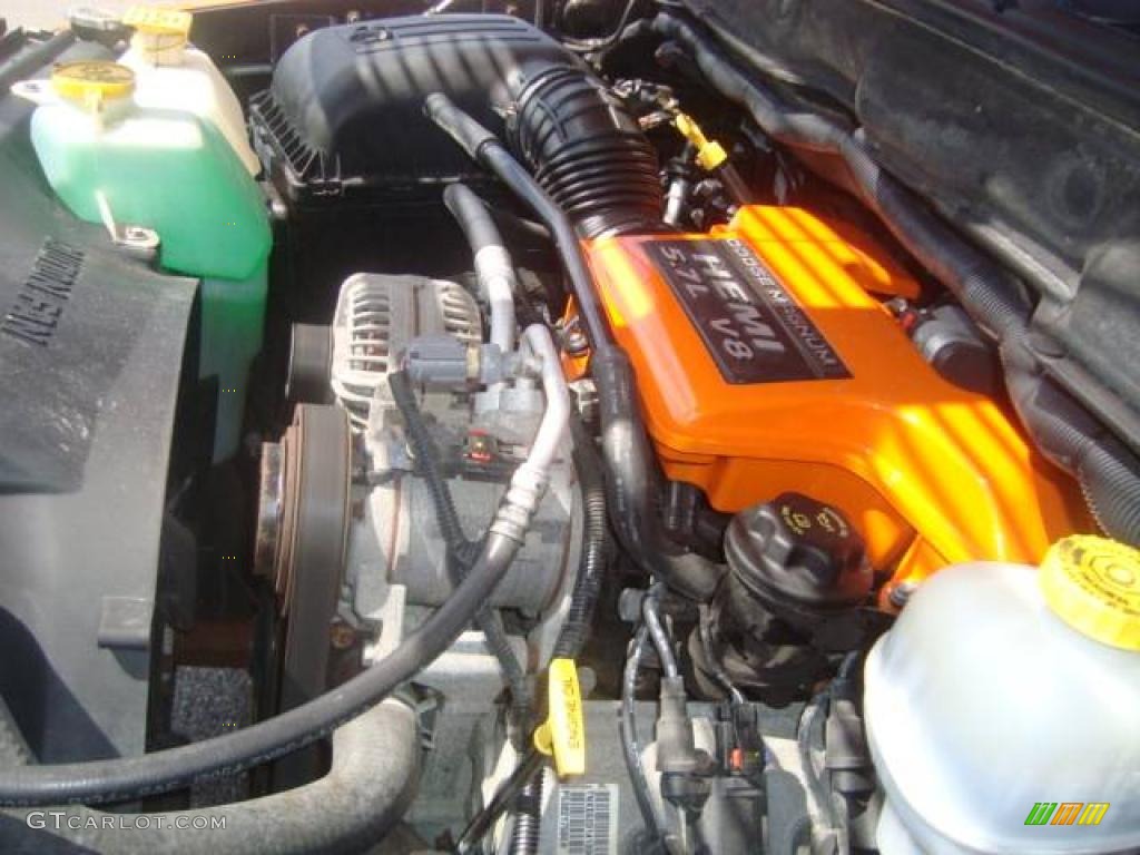 2005 Ram 1500 GTXtreme Regular Cab - Custom Orange / Dark Slate Gray/Orange photo #22