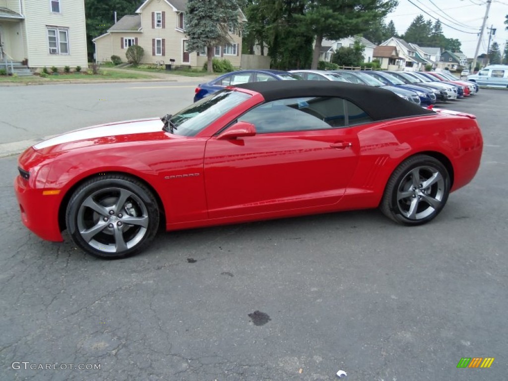 Victory Red 2013 Chevrolet Camaro LT/RS Convertible Exterior Photo #68109575