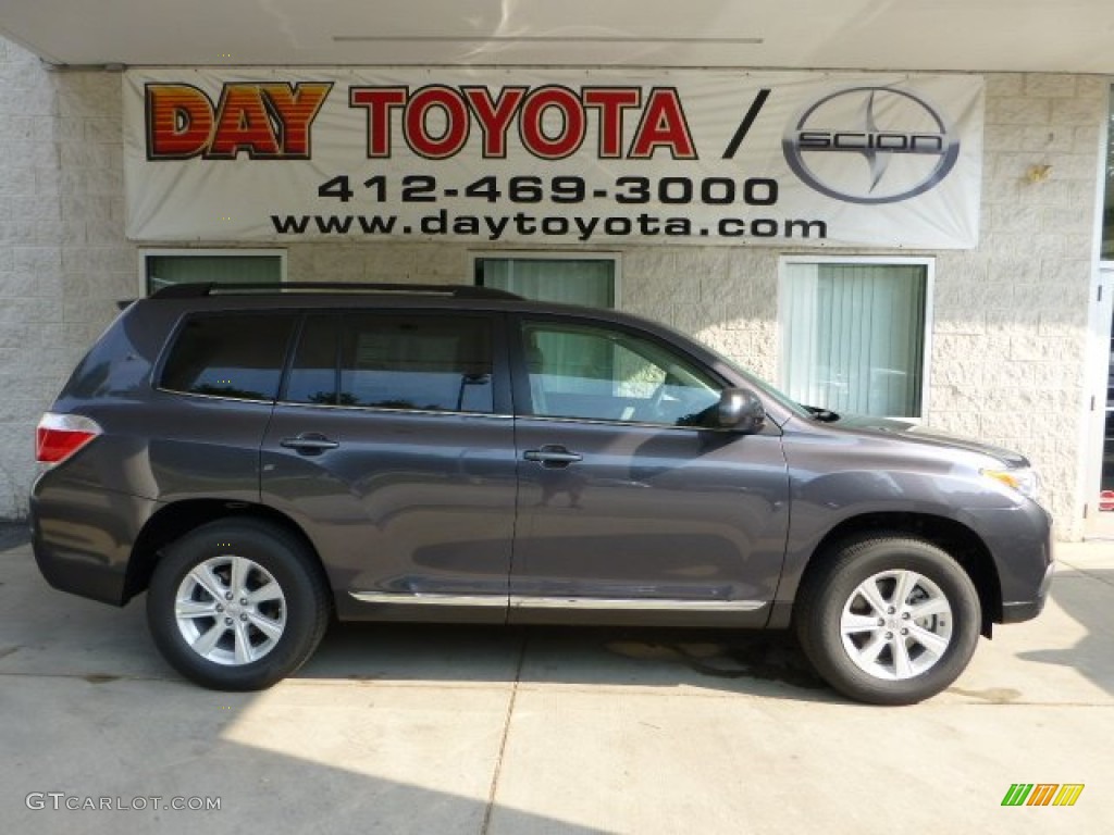 2012 Highlander V6 4WD - Magnetic Gray Metallic / Ash photo #1