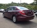 Crimson Pearl - Civic LX Sedan Photo No. 12