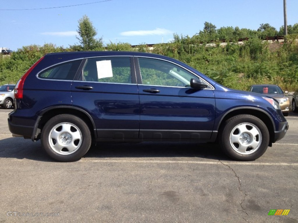 2009 CR-V LX 4WD - Royal Blue Pearl / Gray photo #6