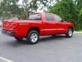 2008 Flame Red Dodge Dakota SXT Crew Cab  photo #3