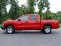 2008 Flame Red Dodge Dakota SXT Crew Cab  photo #6