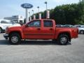 2008 Inferno Orange Metallic Chevrolet Colorado LT Z71 Crew Cab 4x4  photo #5