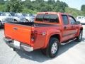 2008 Inferno Orange Metallic Chevrolet Colorado LT Z71 Crew Cab 4x4  photo #8