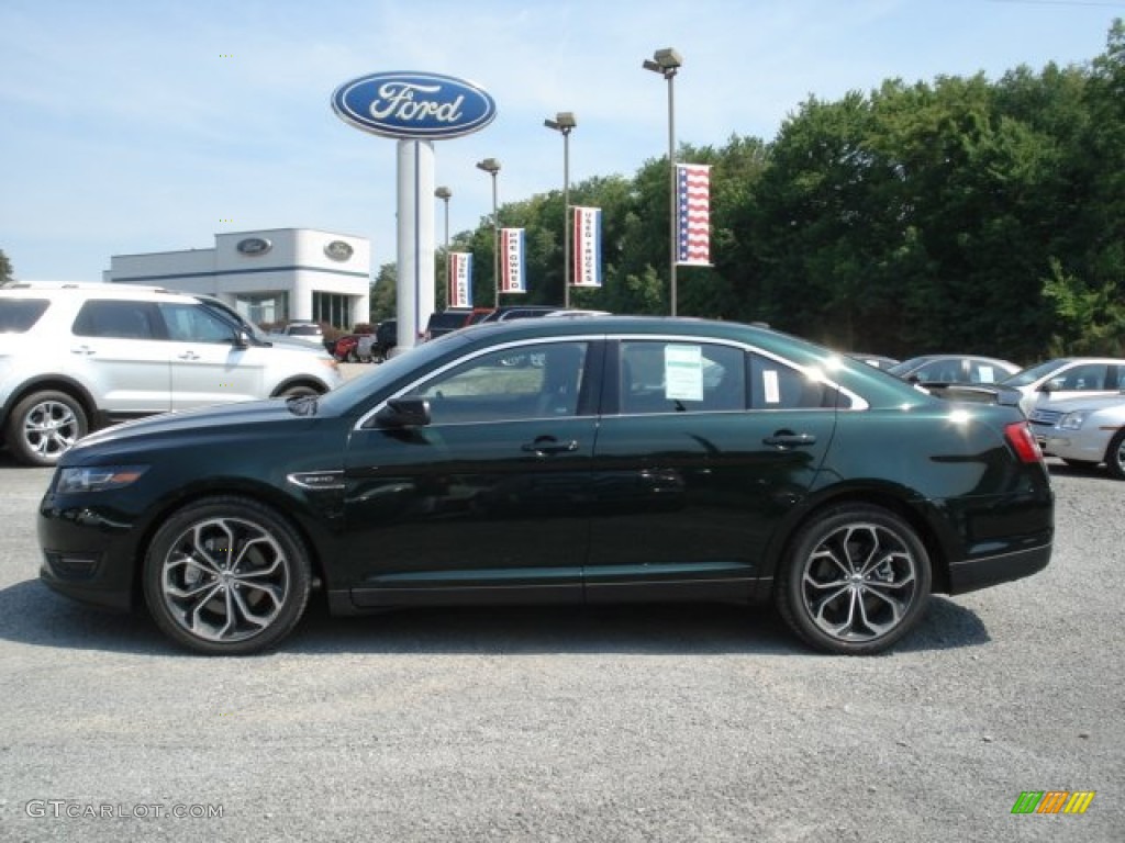 Green Gem Metallic 2013 Ford Taurus SHO AWD Exterior Photo #68113208