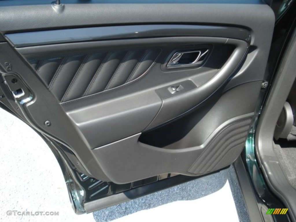 2013 Taurus SHO AWD - Green Gem Metallic / SHO Charcoal Black/Mayan Gray Miko Suede photo #14
