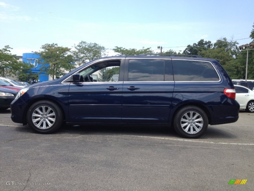 2007 Odyssey Touring - Midnight Blue Pearl / Gray photo #1