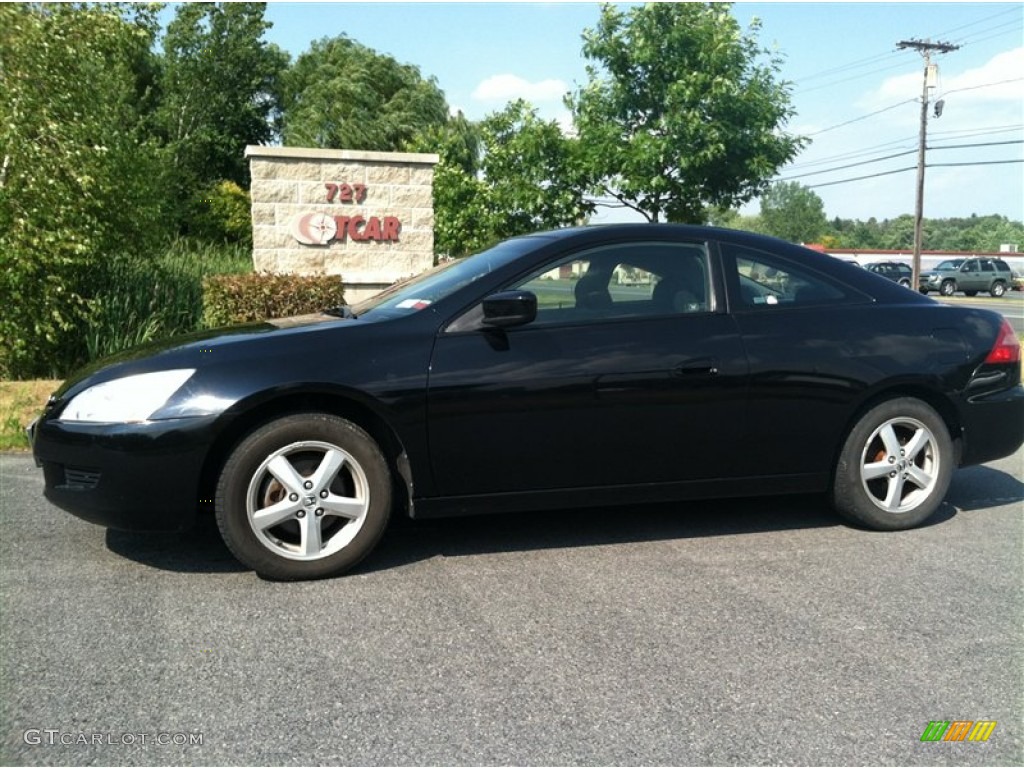 2003 Accord EX Coupe - Nighthawk Black Pearl / Black photo #1