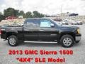 2013 Onyx Black GMC Sierra 1500 SLE Crew Cab 4x4  photo #1