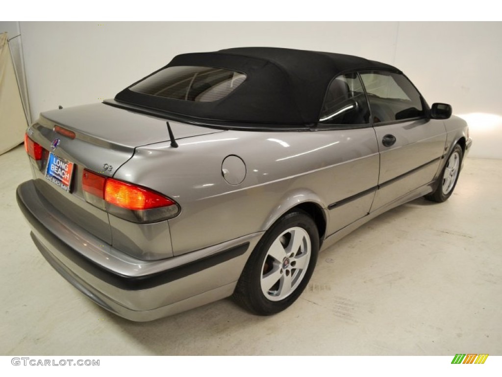 2003 9-3 SE Convertible - Steel Grey Metallic / Charcoal Grey photo #5