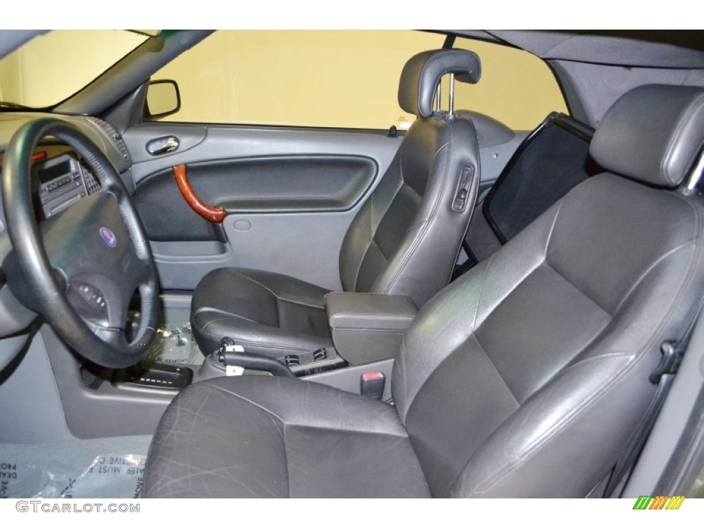 2003 9-3 SE Convertible - Steel Grey Metallic / Charcoal Grey photo #11